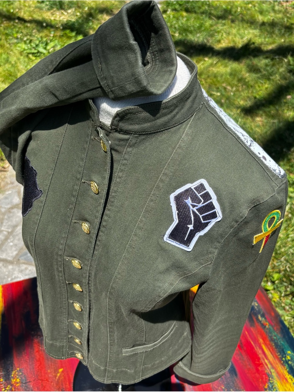 Battle Jacket -Multicolor - Picture 12 of 16
